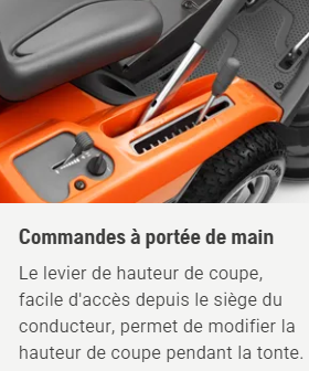 Rider Husqvarna R214TC édition Confort - 586cm3 - carter 94cm - 3 lames