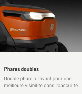 Tracteur tondeuse Husqvarna TC112 - ramassage - coupe 95cm - 413cm3