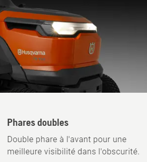 Tracteur tondeuse Husqvarna TS112 - éjection latérale - coupe 95cm - 413cm3