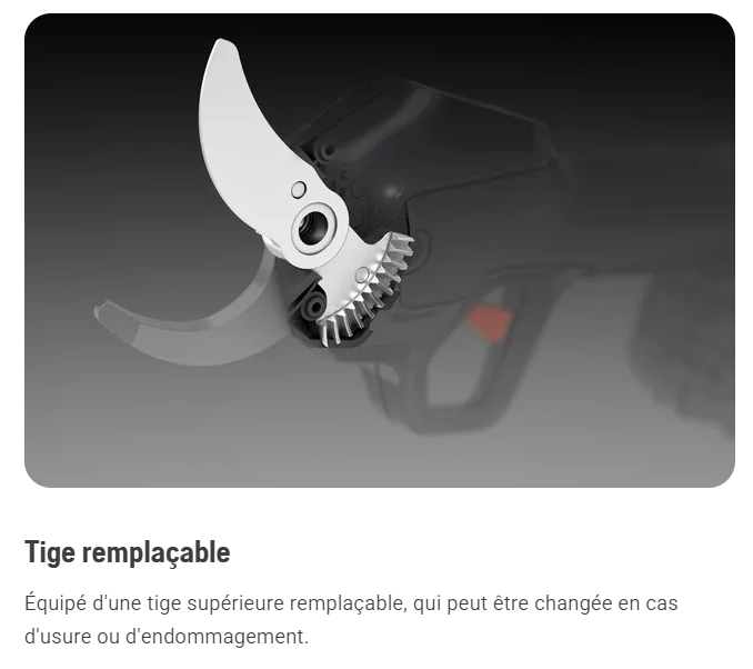 Sécateur à batterie Husqvarna Aspire PS30X-P4A pack avec batterie P4A 18-B36 + chargeur P4A 18-C50