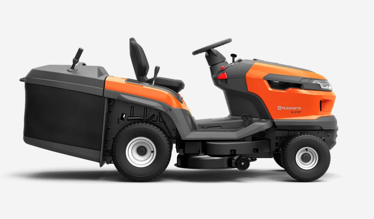 Tracteur tondeuse Husqvarna TC215T - ramassage - coupe 95cm - 586cm3
