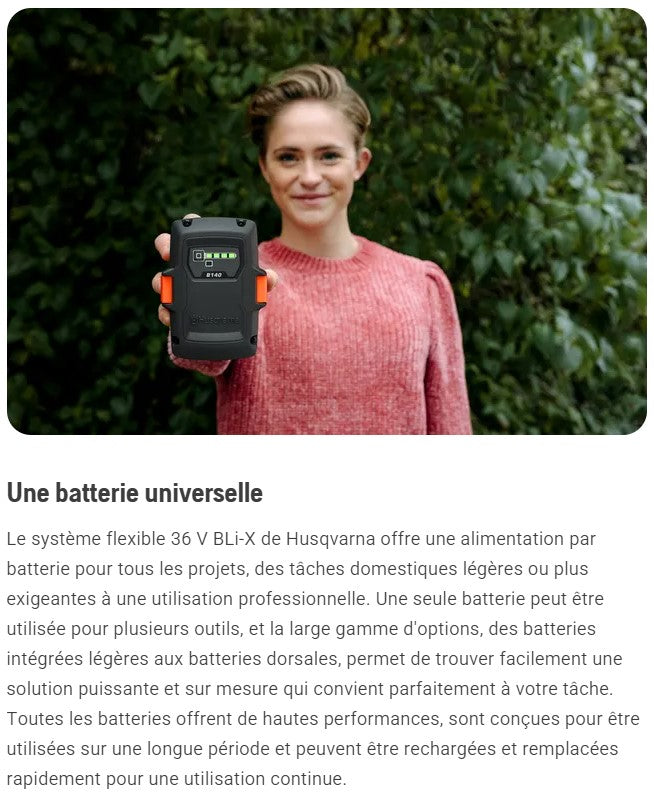 Tronçonneuse à batterie Husqvarna 230i pack avec batterie 40-B140 + chargeur 40-C80