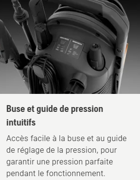 Nettoyeur haute pression Husqvarna PW130 -  130 bar - débit max 465 l/h