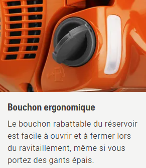 Tronçonneuse Husqvarna 450S - .325 - 1,3mm - Guide 45cm - 50 cm3 - 5,1 kg