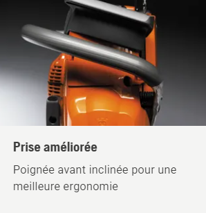 Tronçonneuse Husqvarna 445 Rancher - .325 - 1,5mm - Guide 45cm - 55 cm3 - 6 kg