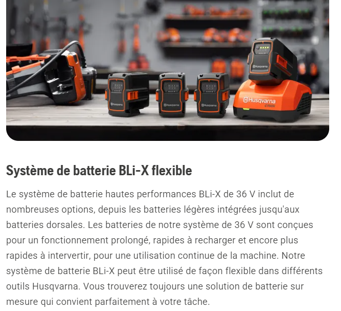 Batterie Husqvarna 40-B220X