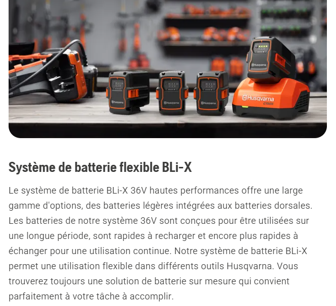 Batterie Husqvarna 40-B540X