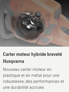 Tronçonneuse Husqvarna 450S - .325 - 1,3mm - Guide 45cm - 50 cm3 - 5,1 kg