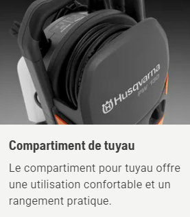 Nettoyeur haute pression Husqvarna PW130 - 130 bar - débit max 465 l/h