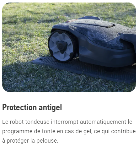 Robot tondeuse Husqvarna Automower 310E NERA - Surface max 1000m2 - Pente max 30% (17°)