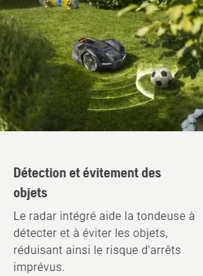 Robot tondeuse Husqvarna Automower 435X AWD NERA - Surface max 5000m2 - Pente max 70% (35°) - 4 roues motrices