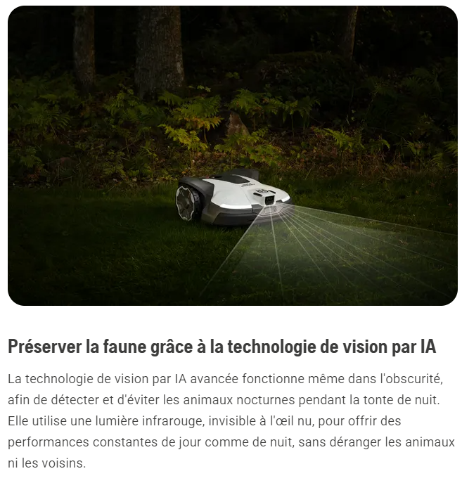 Robot tondeuse Husqvarna Automower 450V - Surface max 7500m² - Pente max 50%