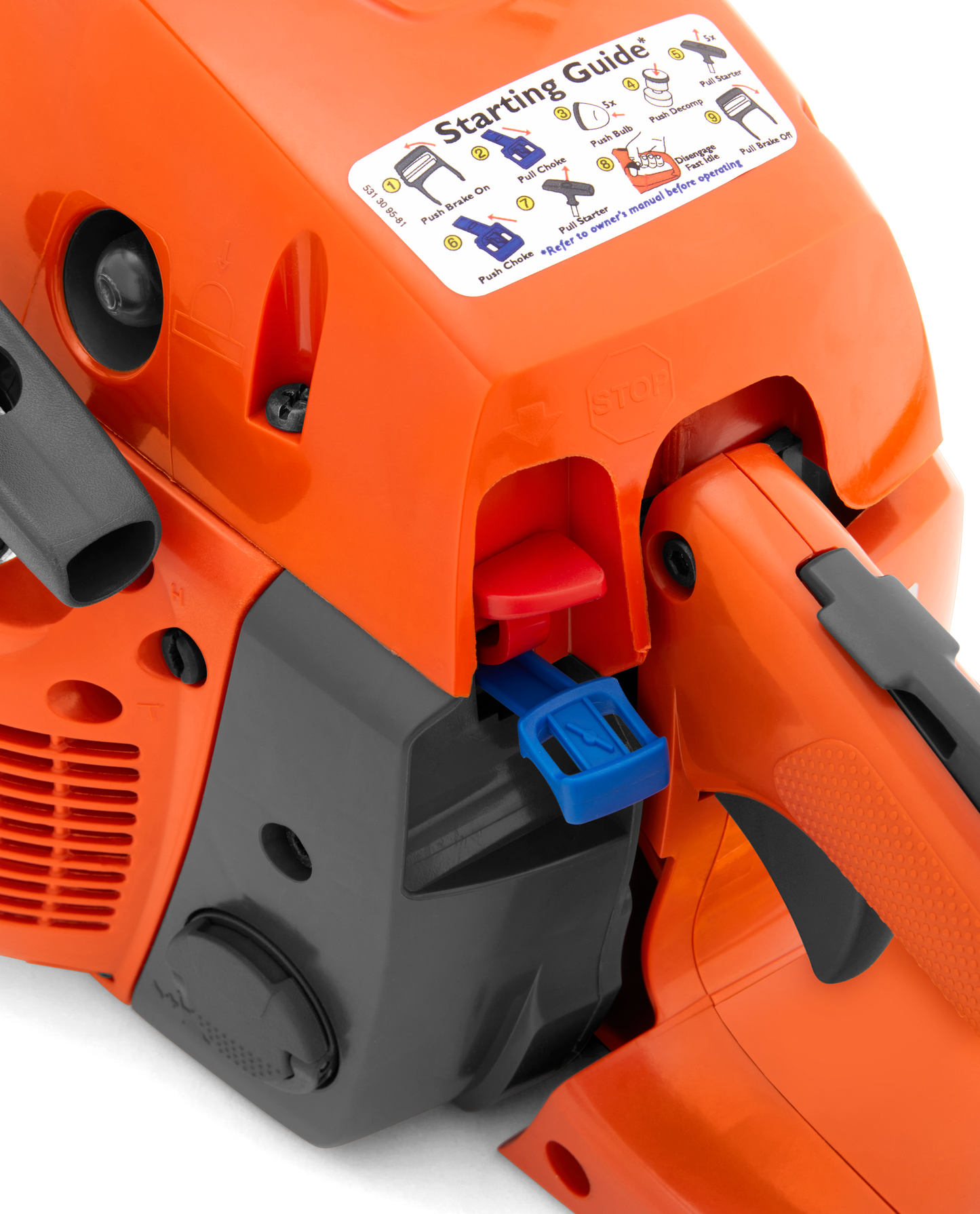 Tronçonneuse Husqvarna 445 Rancher - .325 - 1,5mm - Guide 45cm - 55 cm3 - 6 kg