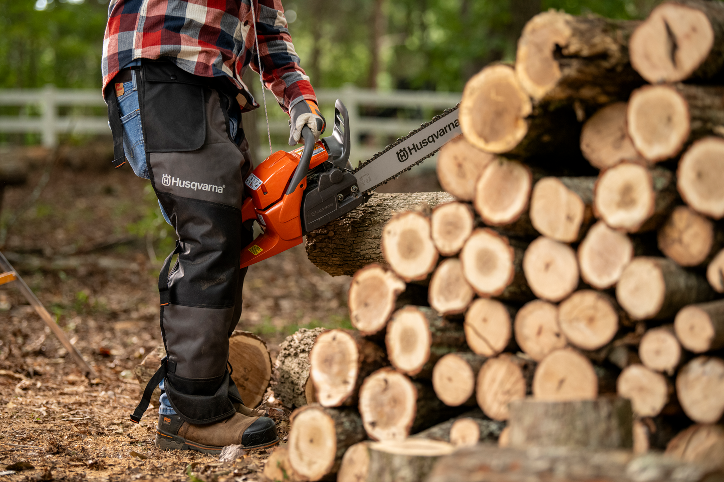 Tronçonneuse Husqvarna 445 Rancher - .325 - 1,5mm - Guide 45cm - 55 cm3 - 6 kg