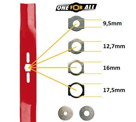 Lame universelle pour tondeuse 40cm Oregon 69-248 - Profil Plat