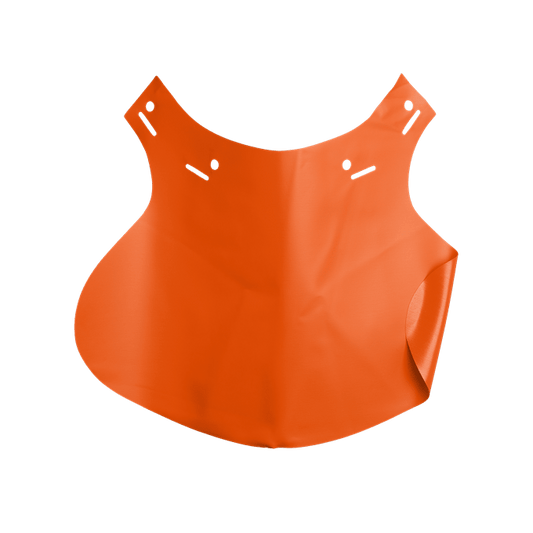 Protège nuque imperméable pour casques Husqvarna 505665306 / 505 66 53-06 - Coloris Orange Husqvarna ou Rouge Jonsered