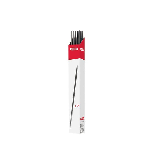 Paquet de 12 limes rondes Oregon 70501 - 1/4" (6.35mm)
