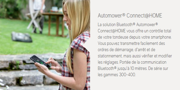 Robot tondeuse Husqvarna Automower 420 - Surface max 2200m2 - Pente max 45% (24°)