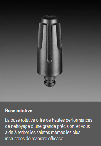 Nettoyeur Haute Pression Husqvarna PW360 - 160 bar - débit max 500 l/h