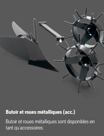 Motoculteur Husqvarna TF335 - 208cm3 - 2 vitesses avant/1 vitesse arrière - 6 fraises - largeur de travail 80 cm