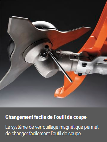 Débroussailleuse Husqvarna 325R – 27,6cm3 – 5,5 kg – Avec lame, harnais & tête nylon semi automatique