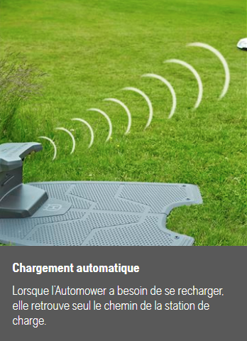Robot tondeuse Husqvarna Automower 430X NERA - Surface max 3200m2 - Pente max 45% (24°)