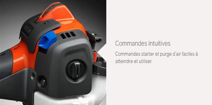 Débroussailleuse Husqvarna 325R – 27,6cm3 – 5,5 kg – Avec lame, harnais & tête nylon semi automatique