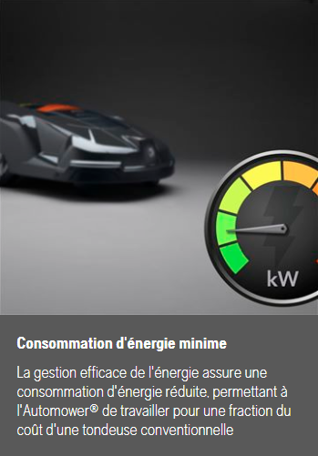Robot tondeuse Husqvarna Automower 315 Mark II - Surface max 1500m2 - Pente max 40% (22°)