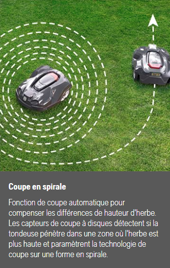 Robot tondeuse Husqvarna Automower 305 - Surface max 600m2 - Pente max 40% (22°)