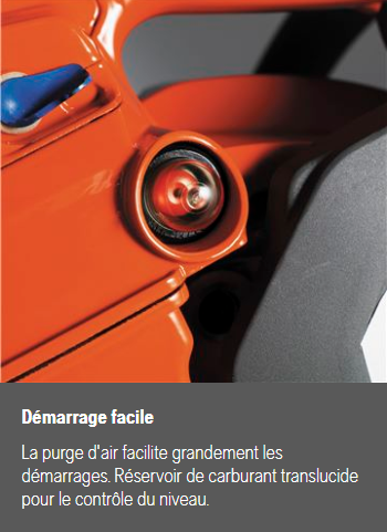 Tronçonneuse élagueuse Husqvarna T525 – 3/8 mini - 1,3mm - Guide 25cm - 27 cm3 - 2,7 kg