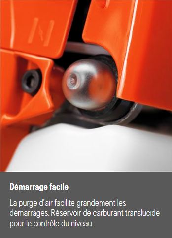 Débroussailleuse Husqvarna 545RX – 45,7 cm3 – 8,9 kg - Avec lame, harnais & tête nylon semi automatique
