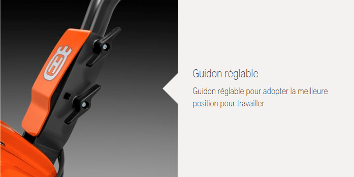 Promotion motobineuse Husqvarna TF120 - 79cm3 - 1 vitesse avant - 6 fraises - largeur de travail 46 cm