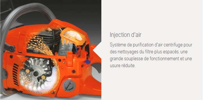 Tronçonneuse Husqvarna 550XP Mark II - .325 - 1,5mm - Guide 45cm - 50,1 cm3 - 5,3 kg