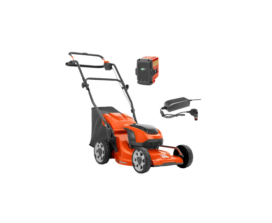 Tondeuse à batterie Husqvarna LC137i pack avec batterie 40-B140 + chargeur QC80
