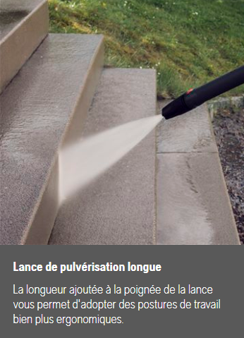 Nettoyeur Haute Pression Husqvarna PW360 - 160 bar - débit max 500 l/h