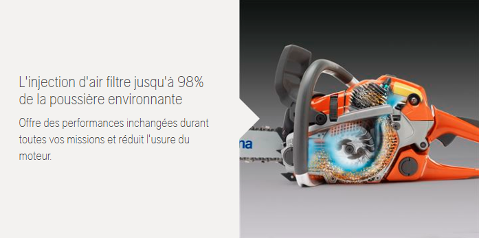 Tronçonneuse Husqvarna 572 XP - 3/8 - 1,5mm - Guide 50cm - 70,7 cm3 - 6,6 kg