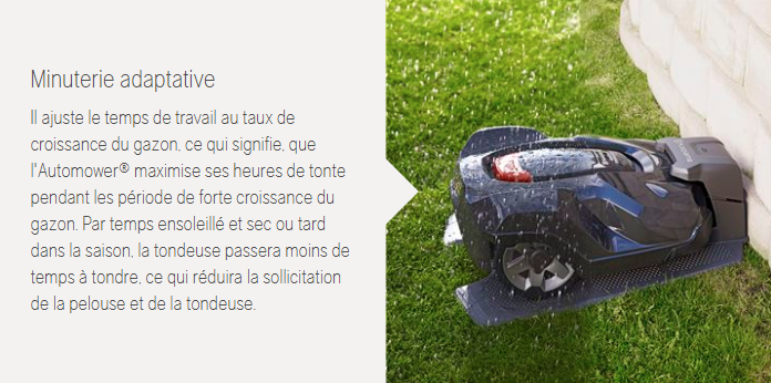 Robot tondeuse Husqvarna Automower 315 Mark II - Surface max 1500m2 - Pente max 40% (22°)