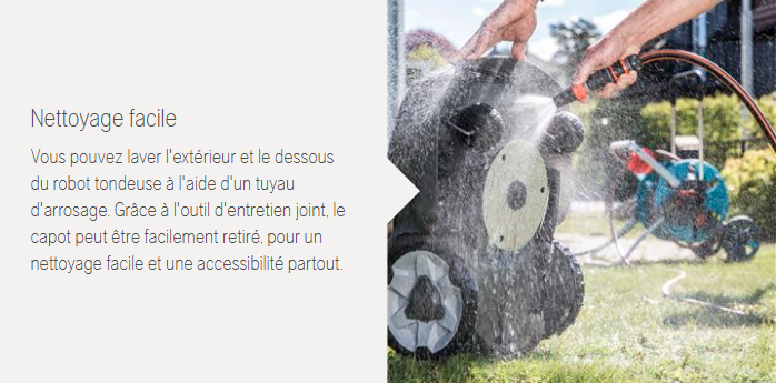 Robot tondeuse Husqvarna Automower 305 - Surface max 600m2 - Pente max 40% (22°)