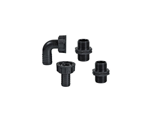 Kit de raccords 1" en plastique pour tuyaux Ă 25 mm Ribimex PRRA103