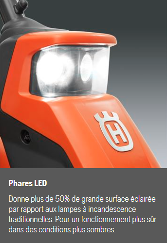Rider Husqvarna R216T AWD - 4x4 - 656cm3 - carter 103cm - 3 lames