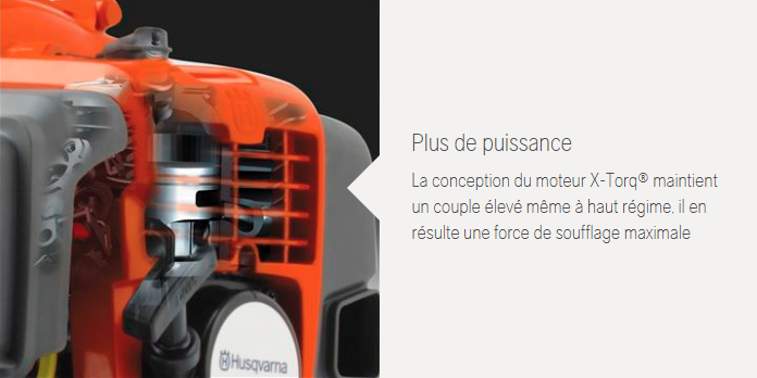 Débroussailleuse Husqvarna 525RJX – 25,4cm3 – 4,5 kg – Avec lame, harnais & tête nylon semi automatique