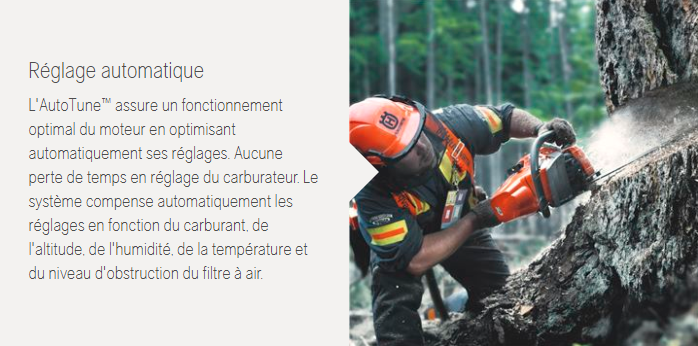 Tronçonneuse Husqvarna 572 XP - 3/8 - 1,5mm - Guide 50cm - 70,7 cm3 - 6,6 kg