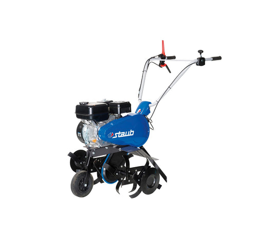 Motobineuse Staub ST 2961 R - 212cm3 - 1 vitesse avant / 1 vitesse arrière - 6 fraises - largeur de travail 60-80cm