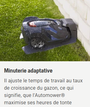 Robot tondeuse Husqvarna Automower 415X - Surface max 1500m2 - Pente max 40% (22°)
