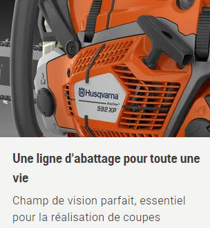 Tronçonneuse Husqvarna 592 XP - 3/8 - 1,5mm - Guide 60cm - 92,7 cm3 - 7,4 kg