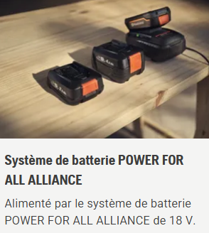 Scie sur perche à batterie Husqvarna Aspire PE5-P4A pack avec batterie P4A 18-B72 + chargeur P4A 18-C70