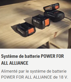 Taille haies à batterie Husqvarna Aspire H50-P4A pack avec batterie P4A 18-B45 + chargeur P4A 18-C70
