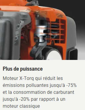 Débroussailleuse à dos Husqvarna 553RBX – 50,6cm3 – 12,1 kg