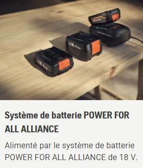 Coupe bordures à batterie Husqvarna Aspire T28-P4A pack avec batterie P4A 18-B45 + chargeur P4A 18-C70
