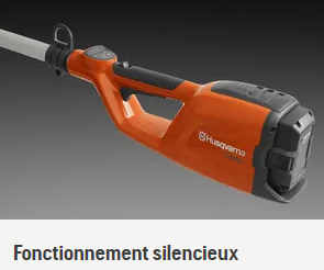 Taille-haies sur perche à batterie Husqvarna 120iTK4-H pack avec batterie 40-B70 + chargeur 80-C80